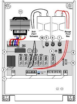 ZA4 - Carte �lect CAME pour motor�ducteurs battants en 230V -ZA4